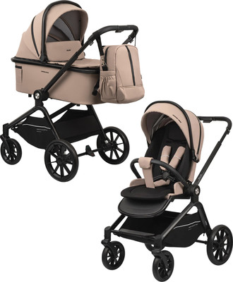 Детская универсальная коляска INDIGO Solar 2 в 1 (бежевый)
