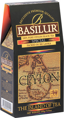 Чай листовой Basilur Чайный остров Цейлон (100г)