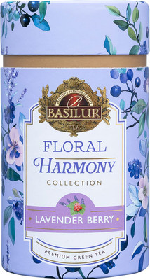 Чай листовой Basilur Цветочная гармония Лавандово-ягодный (75г)