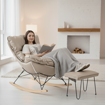 Кресло-качалка Mio Tesoro Монга-2 (серый)