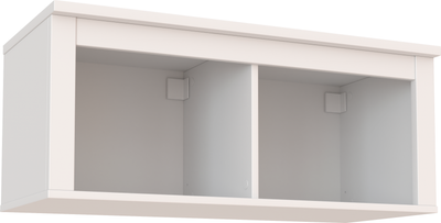 Полка-ячейка Mio Tesoro Сага навесная 2 секции (белый)