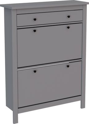 Тумба для обуви Mio Tesoro Сага 92x122 (серый)