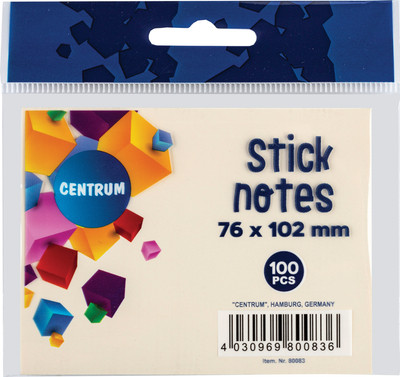 Блок для записей Centrum 80083 (100л, желтый)