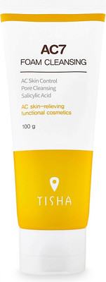 Пенка для умывания Tisha для глубокого очищения против прыщей (100г)