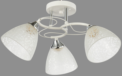Потолочный светильник Mirastyle WX-6130/3 WH+CR