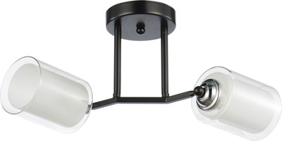 Потолочный светильник Mirastyle WX-70207/2 BK+CR