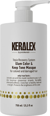 Маска для волос Keralex Дуо-сияние и защита цвета (750мл)