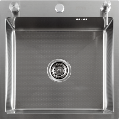Мойка кухонная Futur FK 5050 Eco Embossing Pop-up Econom (сатин)