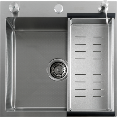 Мойка кухонная Futur FK 5050 Eco Embossing Pop-up Standart (сатин)