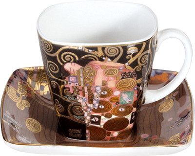 Чашка с блюдцем Goebel Artis Orbis Gustav Klimt. Fulfilment / 66-884-74-3