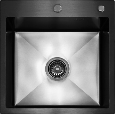 Мойка кухонная Blantek FS-5050B Nano Black Eco + 501F40-B