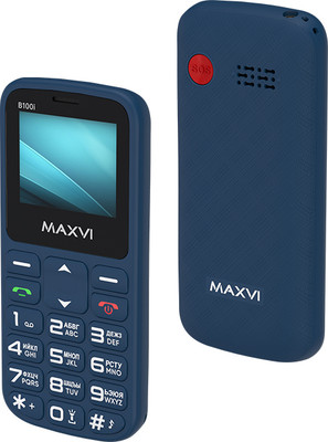 Мобильный телефон Maxvi B100i (синий)