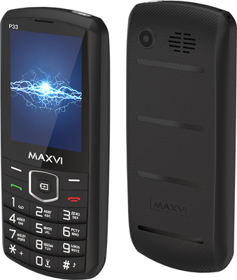 Мобильный телефон Maxvi P33 (черный)