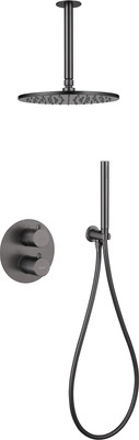 Душевая система со смесителем Abber Wasser Kreis AF8121NG (никель)