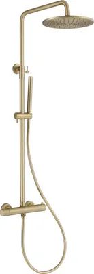 Душевая система со смесителем Abber Wasser Kreis AF8160GL (золото матовое)