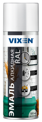 Эмаль Vixen Алкидная VX19003 (520мл, белый RAL 9003)