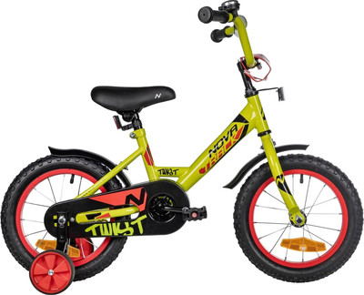 Детский велосипед Novatrack Twist 14 / 141TWIST.GN5 (зеленый, разобранный, в коробке)