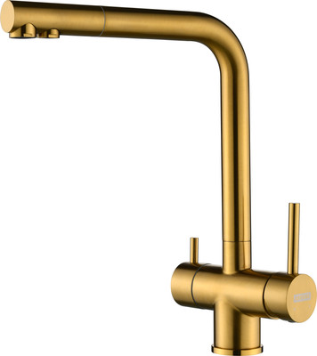 Смеситель Arfeka Geminia (золотой PVD)