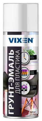 Грунт-эмаль Vixen Для пластика VX50104 (520мл, светлый алюминий RAL 9006)