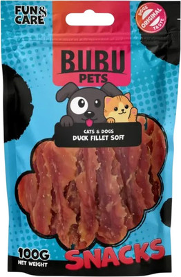 Лакомство для животных Bubu Pets Вяленая утиная грудка / PS0061 (100г)