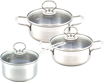 Набор кастрюль Кухар Крокус Классика