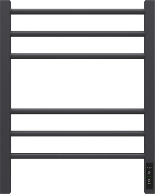 Полотенцесушитель электрический GRANULA Квадро Сплит 50х60 (терморегулятор с таймером черный матовый)