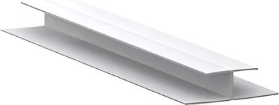 Профиль для стеновой панели Европрофиль ПВХ Н-образный 10мм (3м)