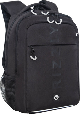 Школьный рюкзак Grizzly RB-556-4 (черный/белый)