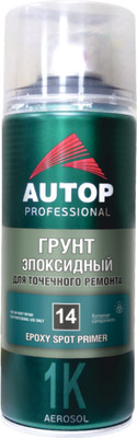 Грунтовка автомобильная AUTOP №14 Эпоксидная для точечного ремонта ATP-A07212 (520мл, светло-серый)