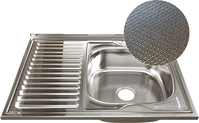 Мойка кухонная Mixline R 555235 (с сифоном)
