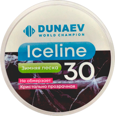 Леска монофильная Dunaev Ice Line 30m  0.16мм / DVF014