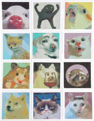 Набор алмазной вышивки Школа талантов Мемы / 10653497