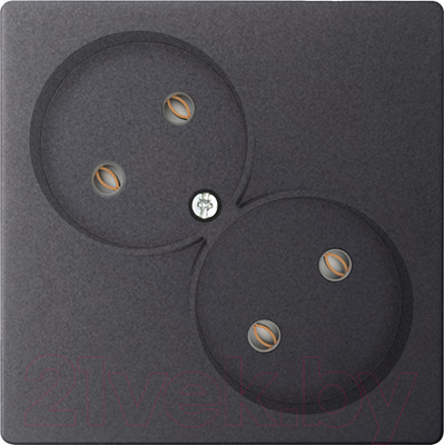 Розетка Simon 2450457-038 (графит)