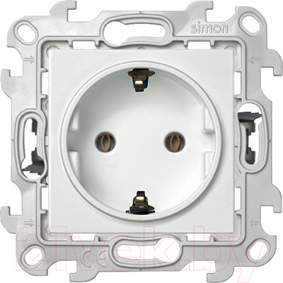 Розетка Simon 2420434-030 (белый)