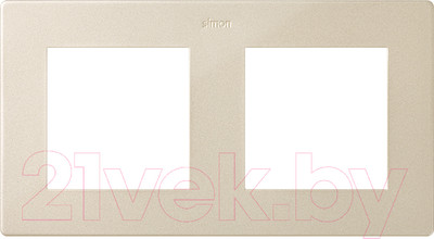 Рамка для выключателей и розеток Simon 2400620-034 (шампань)