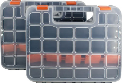 Набор органайзеров для инструментов Blocker Expert 18 / BR6682 (2шт, серо-свинцовый/оранжевый)