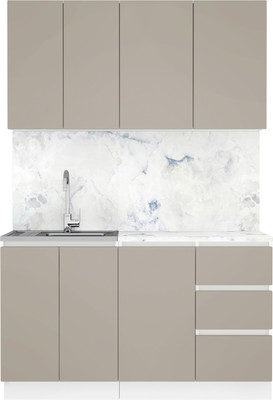 Кухонный гарнитур Артём-Мебель Мэри СН-114 без стекла МДФ 1.4м (веллюто капучино)