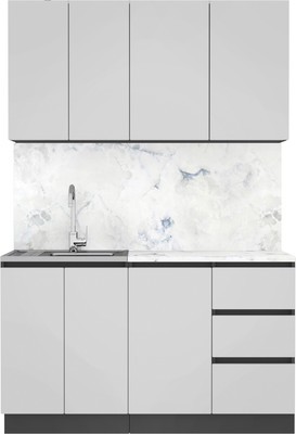 Кухонный гарнитур Артём-Мебель Мэри СН-114 без стекла МДФ 1.4м (веллюто ферро)