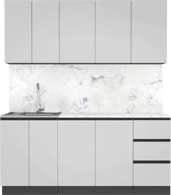 Кухонный гарнитур Артём-Мебель Мэри СН-114 без стекла МДФ 1.8м (веллюто ферро)