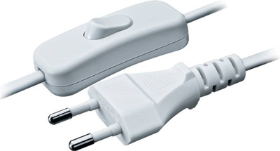 Шнур сетевой Navigator NPS-FS-170-2x0.5-WH / 61724 (1.7м, белый)