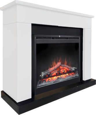 Каминокомплект Смолком Detroit MB/JUP/SYM26 DF2624L-INT Symphony 26 (бьянко белый/черный)