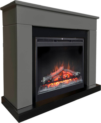 Каминокомплект Смолком Detroit MB/JUP/SYM26 DF2624L-INT Symphony 26 (серый графит/черный)