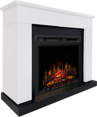 Каминокомплект Смолком Detroit MB/JUP/SYM26 XHD28L-INT (бьянко белый/черный)