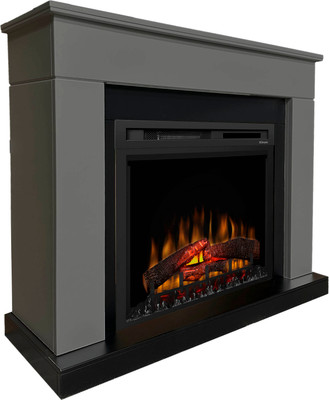 Каминокомплект Смолком Detroit MB/JUP/SYM26 XHD28L-INT (серый графит/черный)