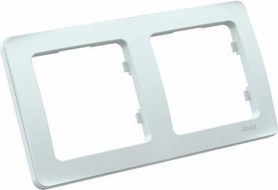 Рамка для выключателей и розеток Hegel Мастер Р402 (белый)