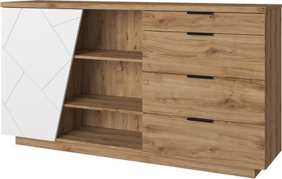 Тумба Anrex Kaylas 1D4S3N (дуб наварра/эко джелато)