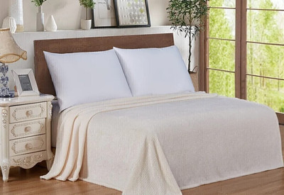 Плед Реноме Pinoli 1.5сп PN-016 (жаккард молочный)