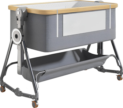 Детская кроватка Solmax&Kids YI99832 (серый)