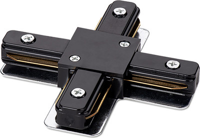 Коннектор для шинопровода Wolta X-образный WTL-XC/01B