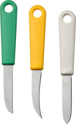 Набор ножей Ikea Уппфильд 505.219.41 (3шт., разные цвета)